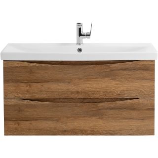 Тумба подвесная под раковину BelBagno MARINO-CER-N-900-2C-SO-RR-P